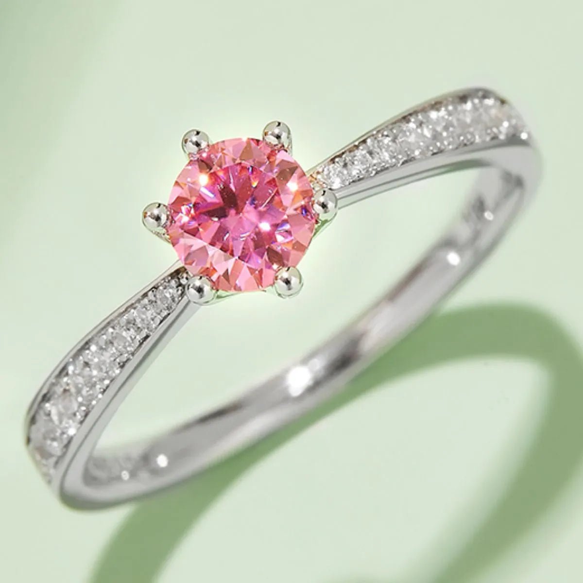Moissanite 925 Sterling Silver Ring - Samuels Jewelers