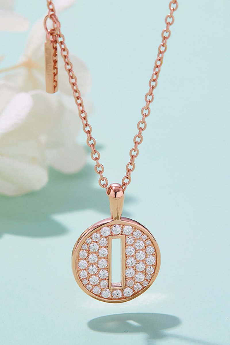 Moissanite A to J Pendant Necklace - Samuels Jewelers