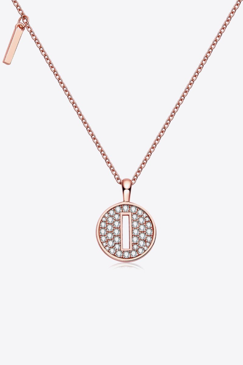 Moissanite A to J Pendant Necklace - Samuels Jewelers