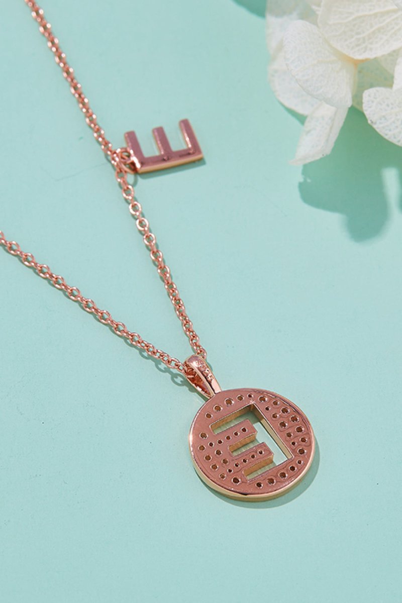 Moissanite A to J Pendant Necklace - Samuels Jewelers