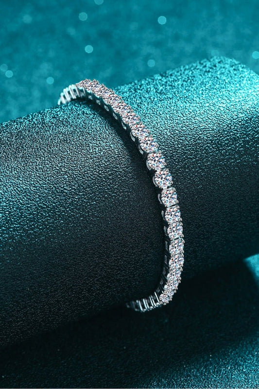 4.9 Carat Moissanite Bracelet - 925 Sterling Silver - Samuels Jewelers