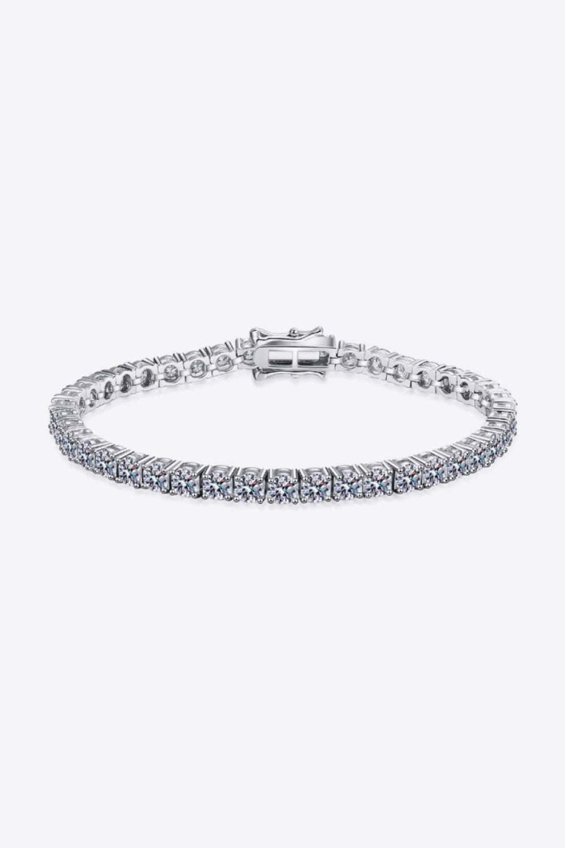 4.9 Carat Moissanite Bracelet - 925 Sterling Silver - Samuels Jewelers