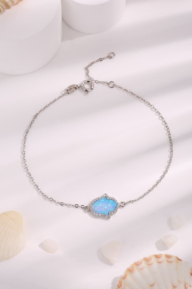 Opal 925 Sterling Silver Bracelet - Samuels Jewelers
