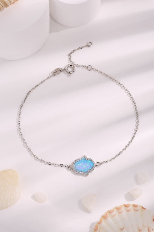 Opal 925 Sterling Silver Bracelet - Samuels Jewelers
