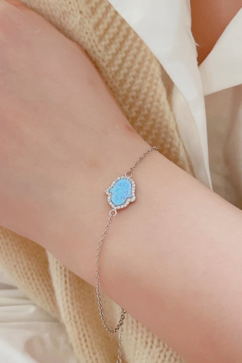Opal 925 Sterling Silver Bracelet - Samuels Jewelers