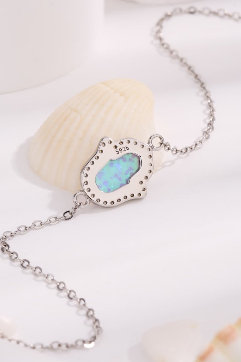 Opal 925 Sterling Silver Bracelet - Samuels Jewelers