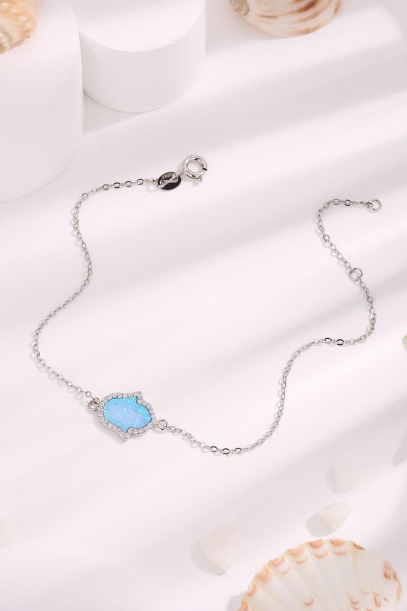 Opal 925 Sterling Silver Bracelet - Samuels Jewelers