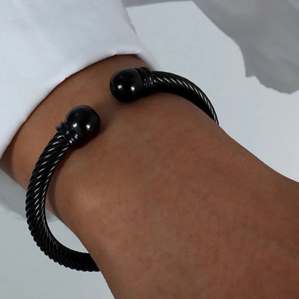 Twisted Cable Cuff Bracelet - 18K Gold Plated - Samuels Jewelers
