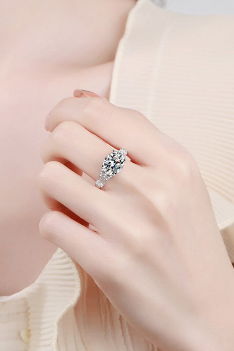 Unpredictable Day 3 Carat Moissanite Ring - Samuels Jewelers