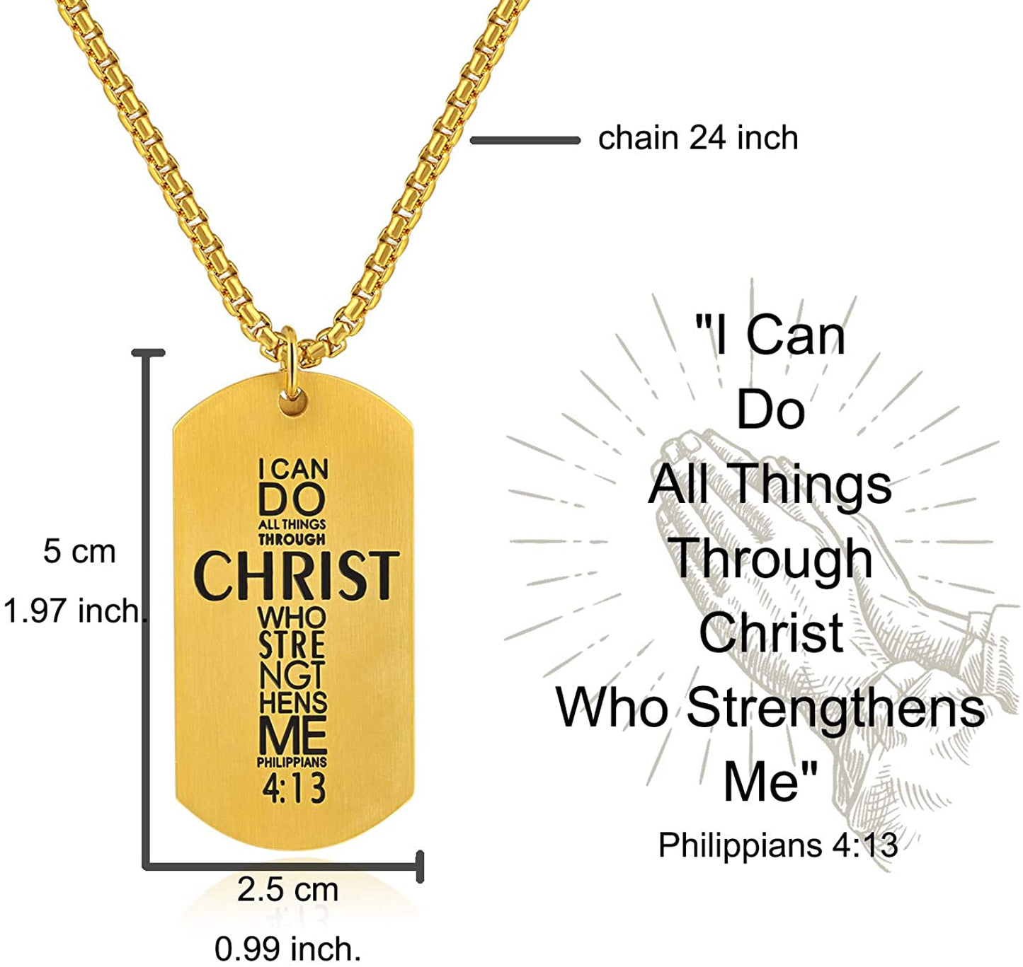Basketball Player 23 Cross Pendant I Can Do All Things Bible Verse Necklace - Samuels Jewelers