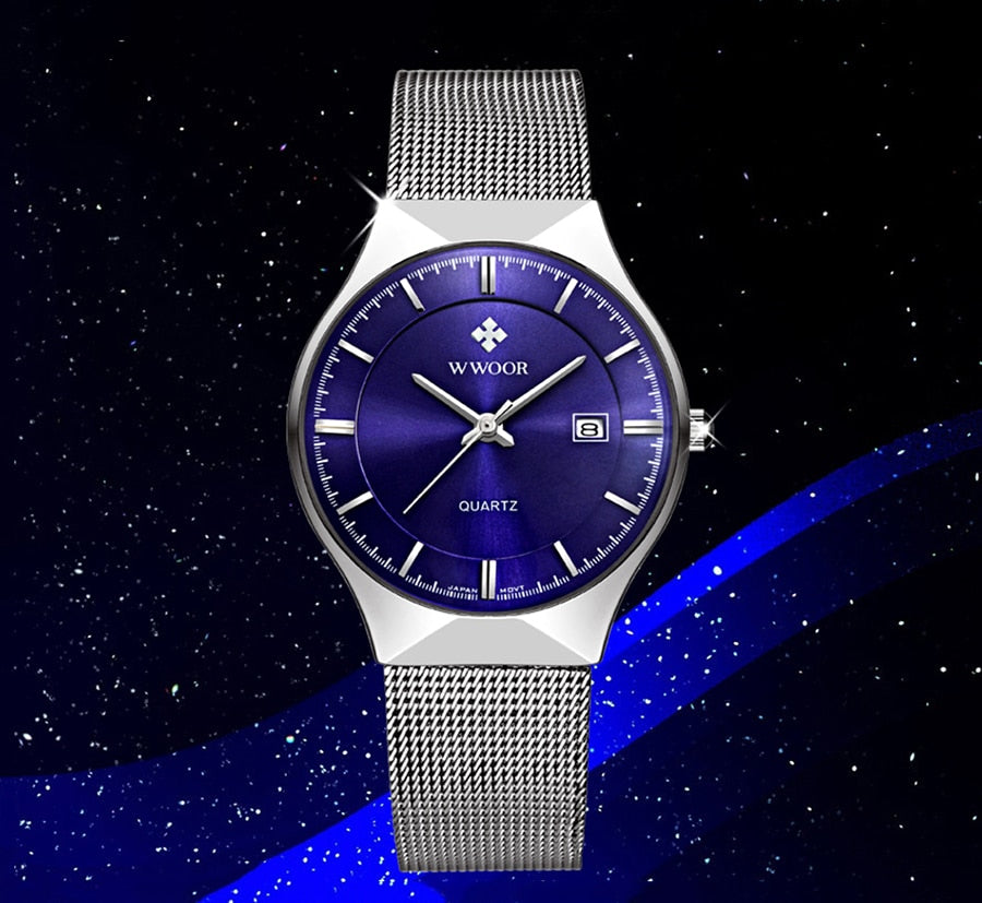 Ultra Thin Men Wristwatch Top Brand Luxury Waterproof Scratch Resistant - Samuels Jewelers
