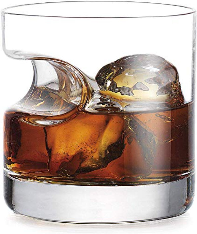 Cigar Whiskey Glass - Old Fashioned Whiskey Glasses With Indented Cigar Rest - Samuels Jewelers