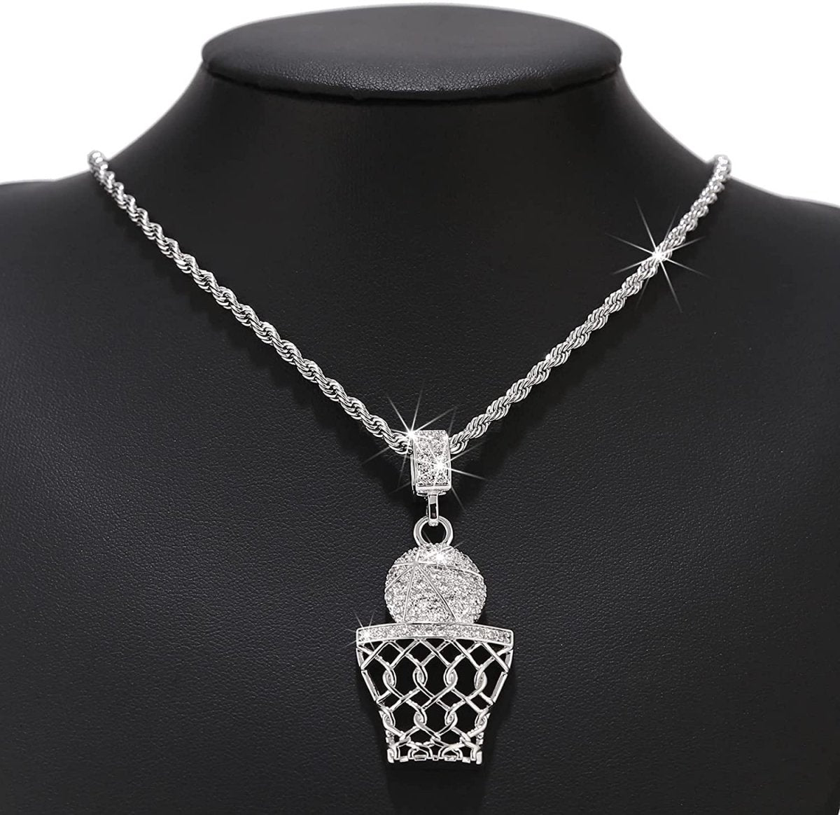 Basketball Pendant Necklace - Samuels Jewelers