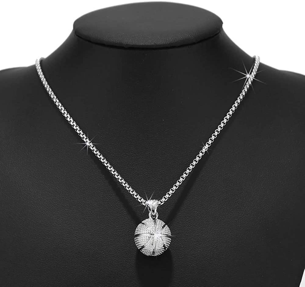 Basketball Pendant Necklace - Samuels Jewelers