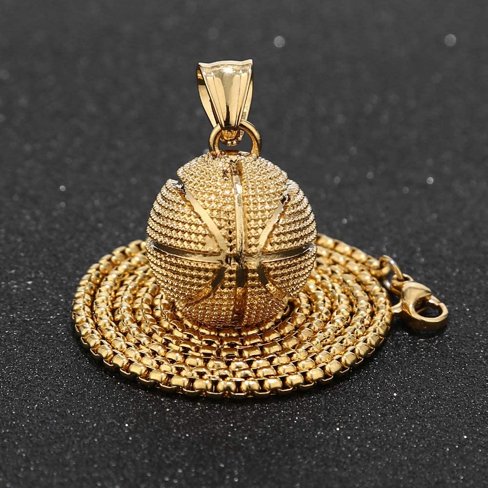 Basketball Pendant Necklace - Samuels Jewelers