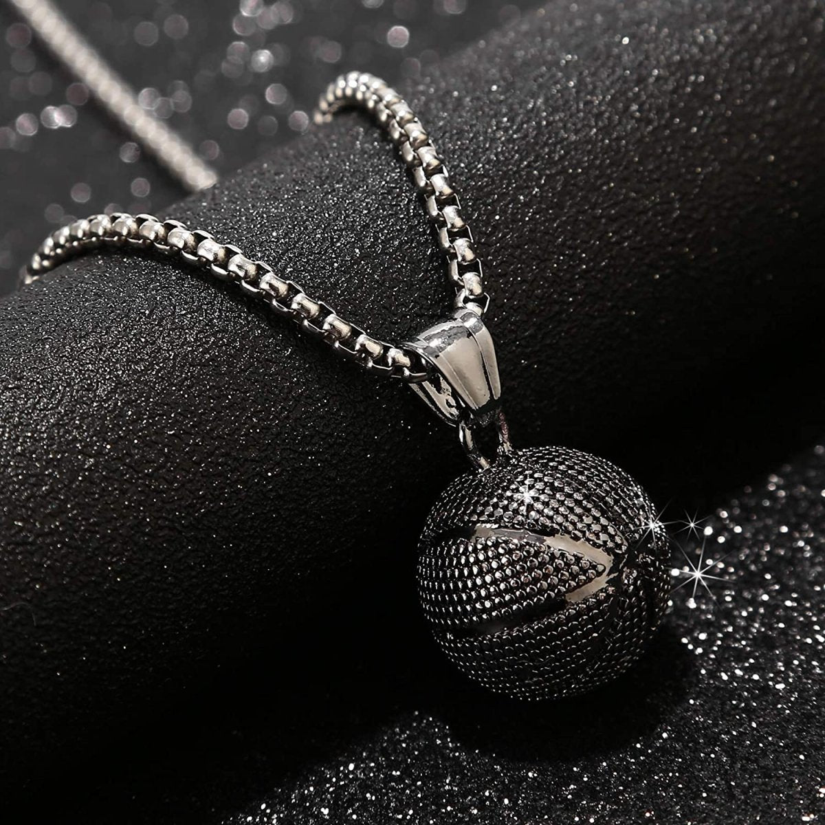 Basketball Pendant Necklace - Samuels Jewelers