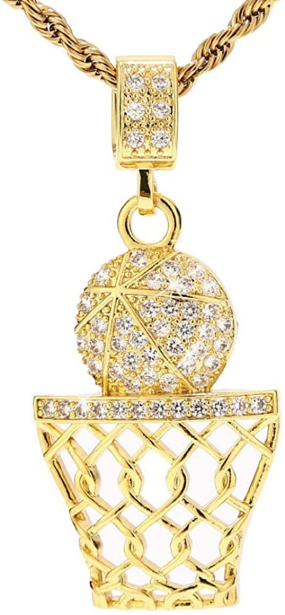 Basketball Pendant Necklace - Samuels Jewelers
