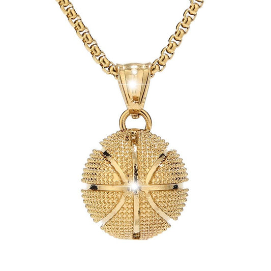 Basketball Pendant Necklace - Samuels Jewelers