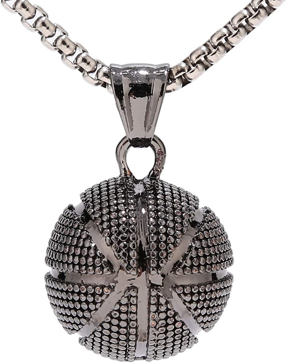 Basketball Pendant Necklace - Samuels Jewelers