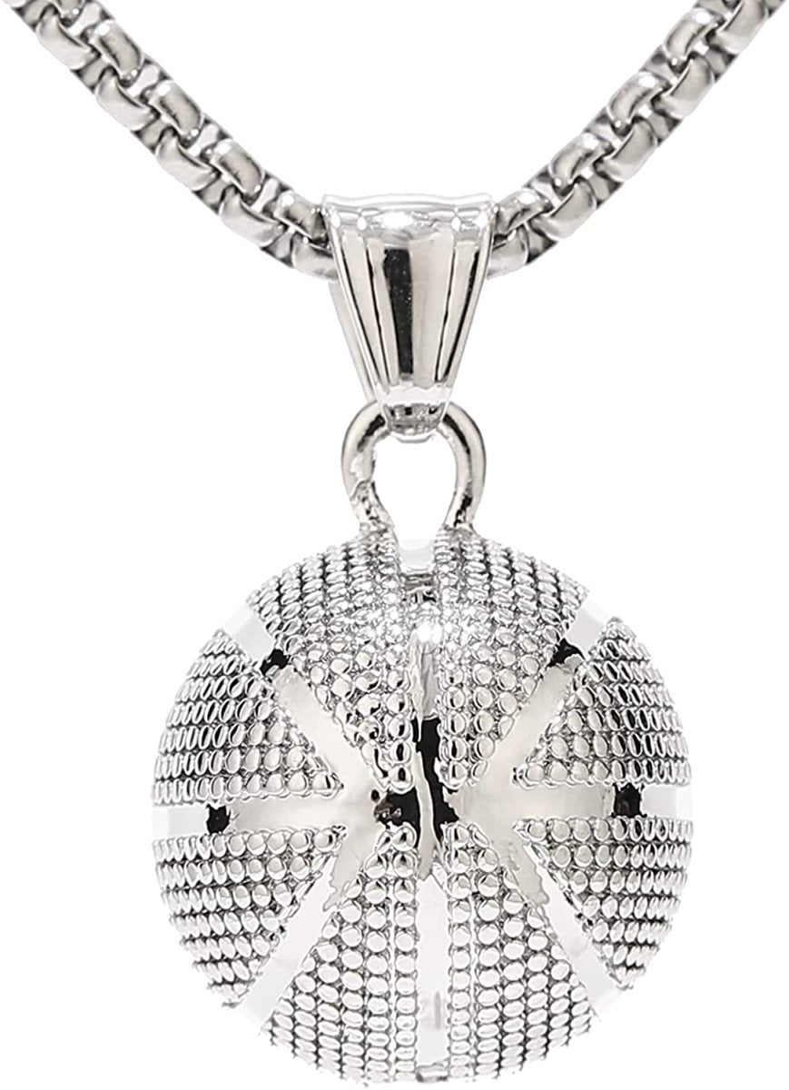 Basketball Pendant Necklace - Samuels Jewelers