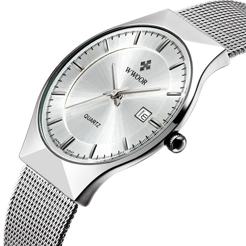 Ultra Thin Men Wristwatch Top Brand Luxury Waterproof Scratch Resistant - Samuels Jewelers
