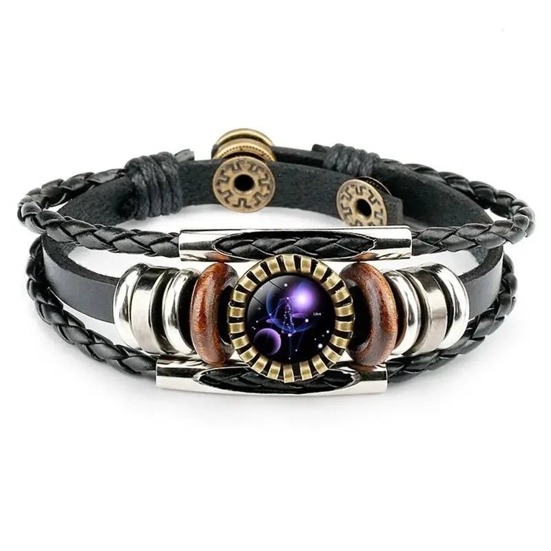 Beaded Leather And Charm Constellation Bracelet - Samuels Jewelers