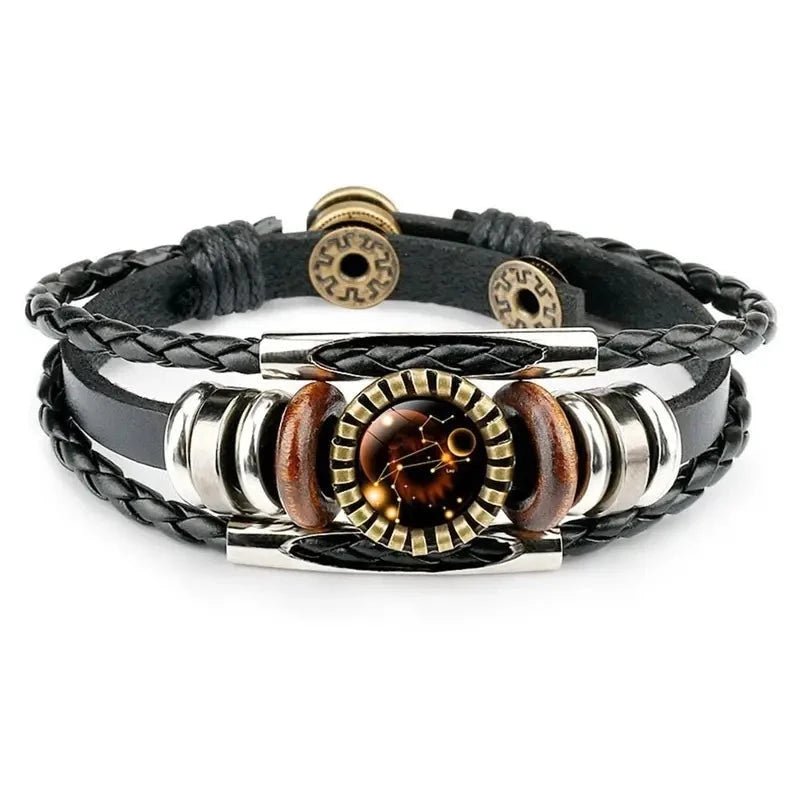 Beaded Leather And Charm Constellation Bracelet - Samuels Jewelers