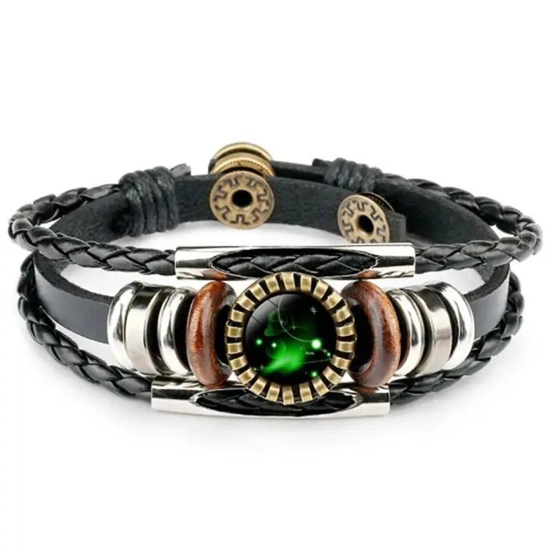 Beaded Leather And Charm Constellation Bracelet - Samuels Jewelers