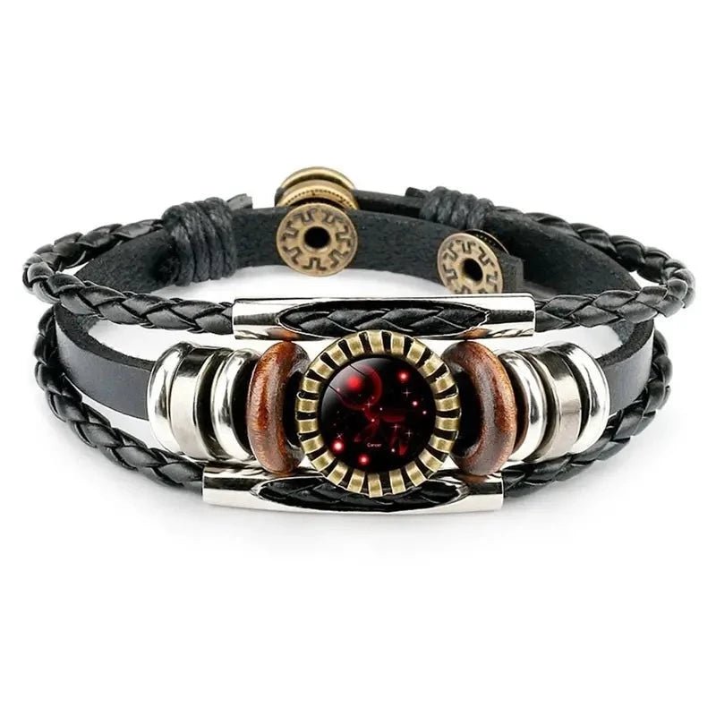 Beaded Leather And Charm Constellation Bracelet - Samuels Jewelers