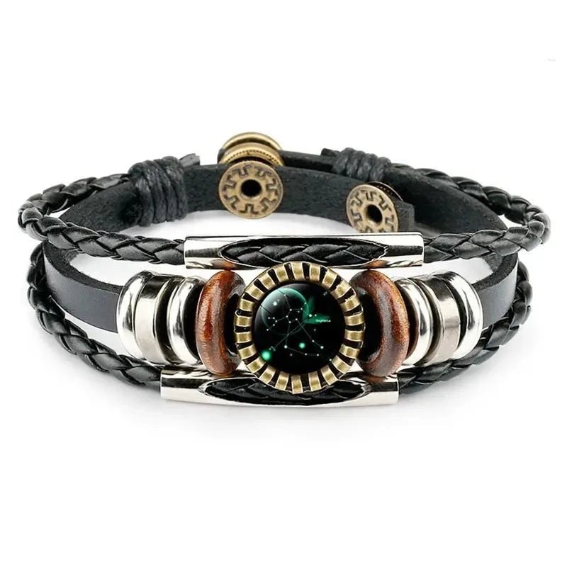 Beaded Leather And Charm Constellation Bracelet - Samuels Jewelers