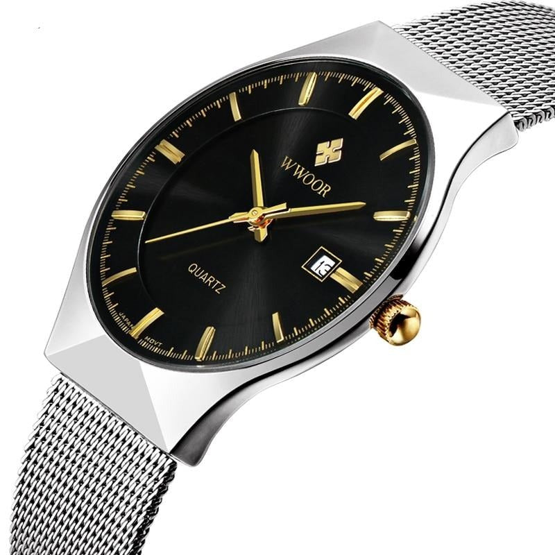 Ultra Thin Men Wristwatch Top Brand Luxury Waterproof Scratch Resistant - Samuels Jewelers