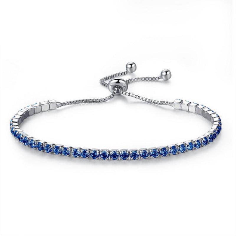 Charming Bride Crystal Bracelet Jewelry Shiny Rhinestone Chain - Samuels Jewelers