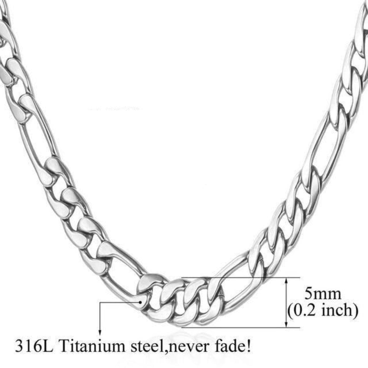 Figaro Necklace Jewelry Flat Dookie Chain - Samuels Jewelers