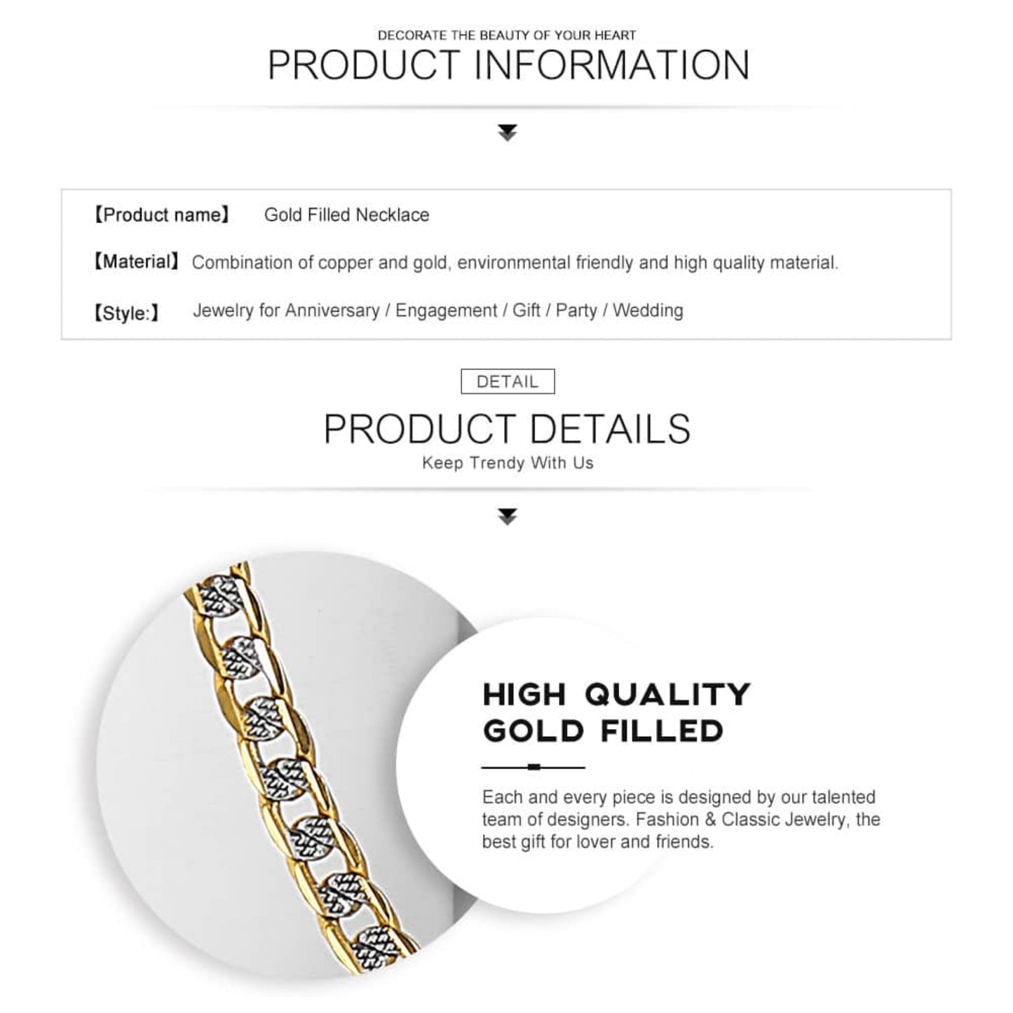 Gold Chain Necklace Cuban Link Chain - Samuels Jewelers