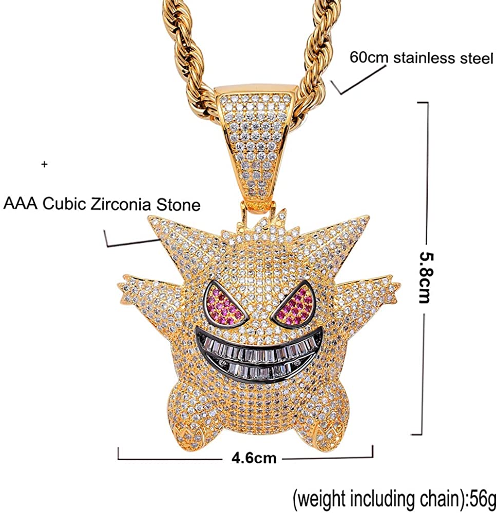 Hip - Hop Zircon Pendant Necklace - Samuels Jewelers