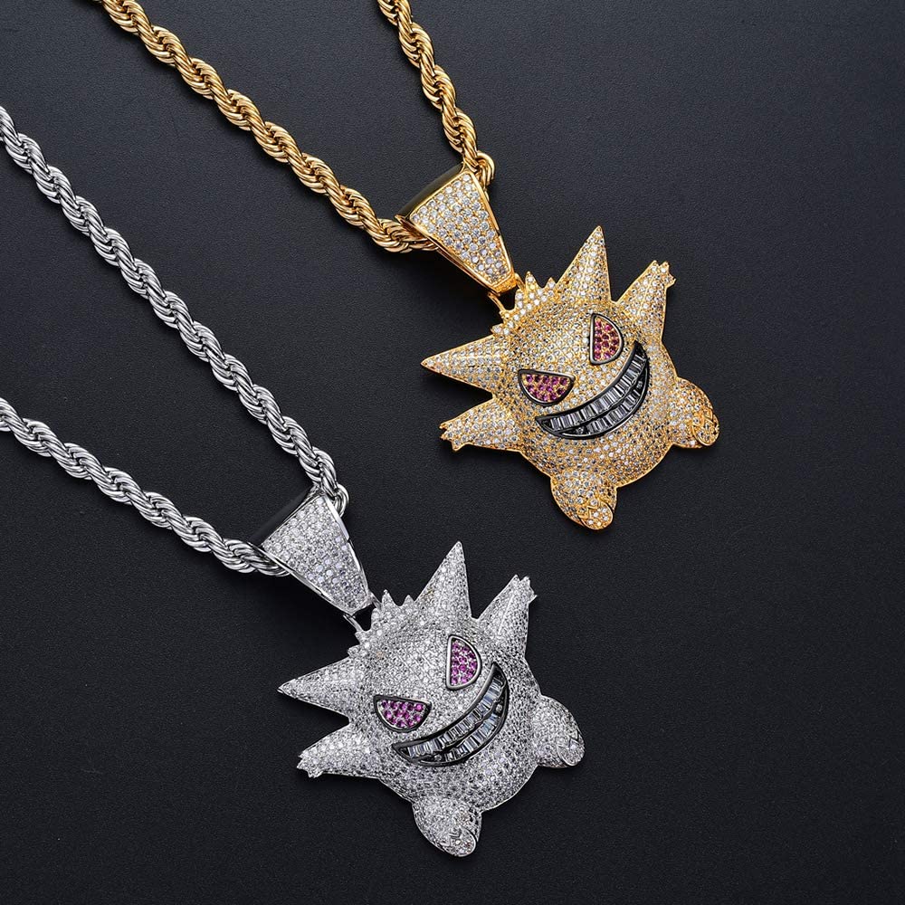 Hip - Hop Zircon Pendant Necklace - Samuels Jewelers