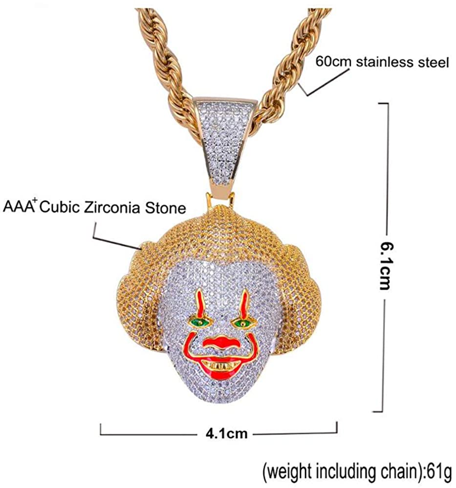 Hip - Hop Zircon Pendant Necklace - Samuels Jewelers