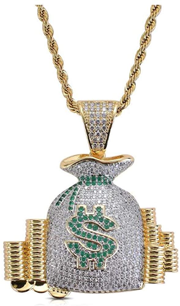 Hip - Hop Zircon Pendant Necklace - Samuels Jewelers