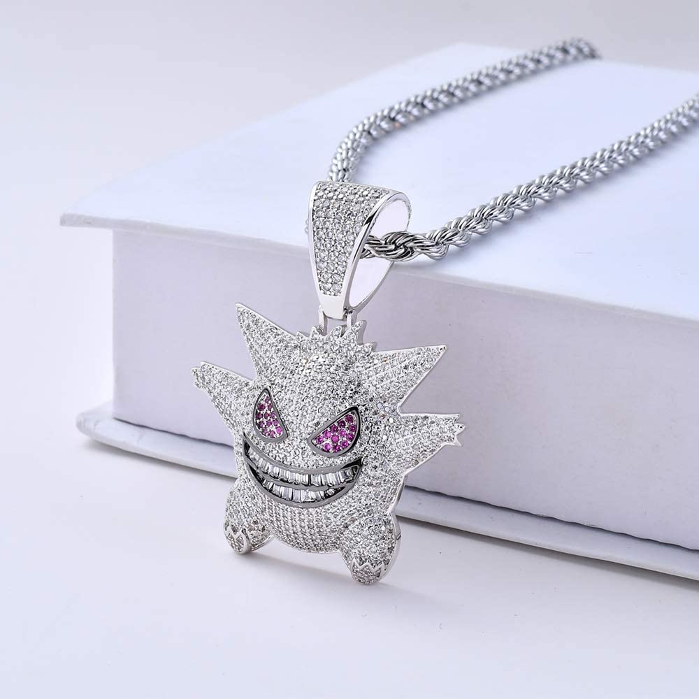 Hip - Hop Zircon Pendant Necklace - Samuels Jewelers