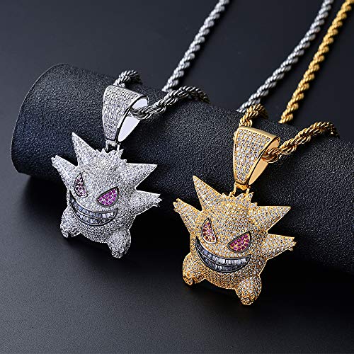 Hip - Hop Zircon Pendant Necklace - Samuels Jewelers