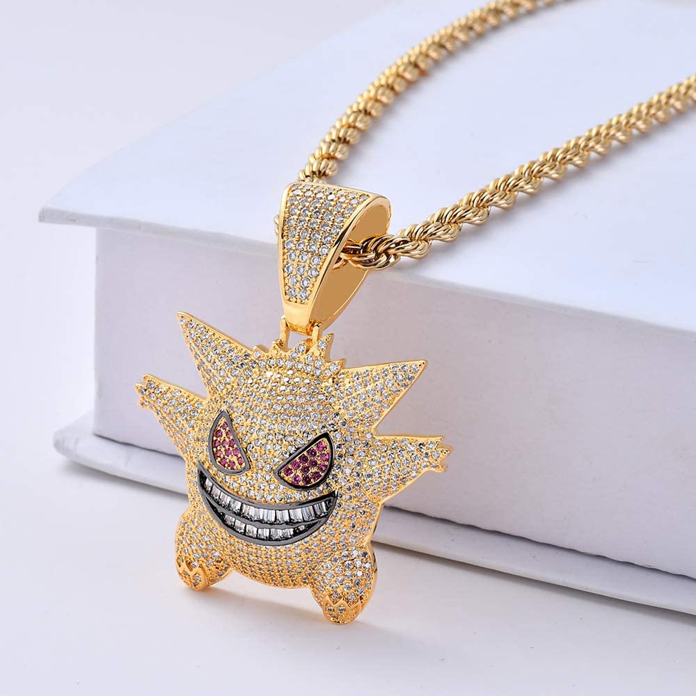 Hip - Hop Zircon Pendant Necklace - Samuels Jewelers