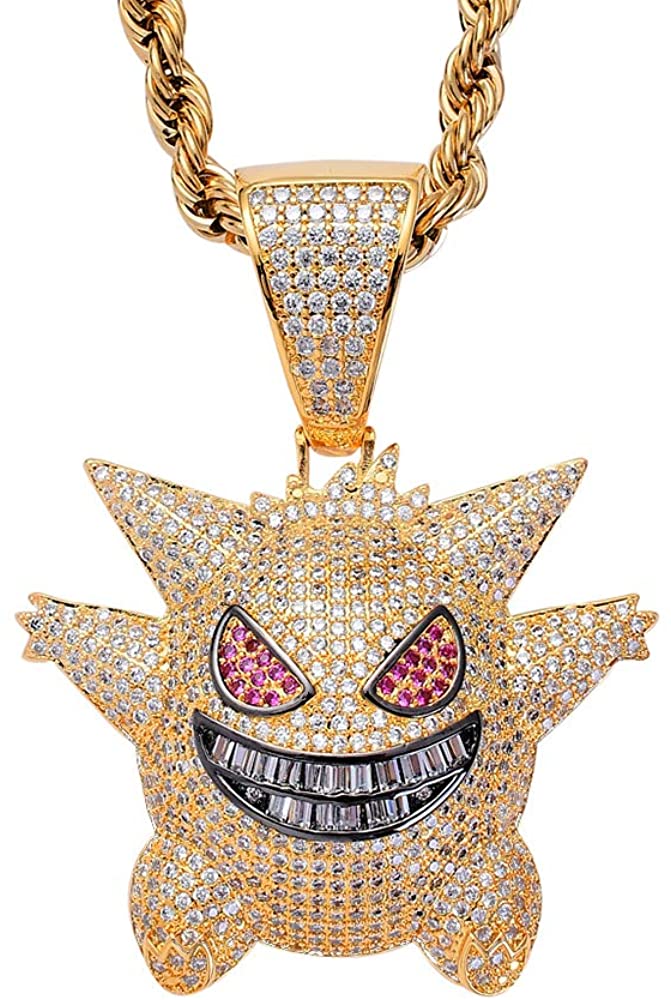 Hip - Hop Zircon Pendant Necklace - Samuels Jewelers