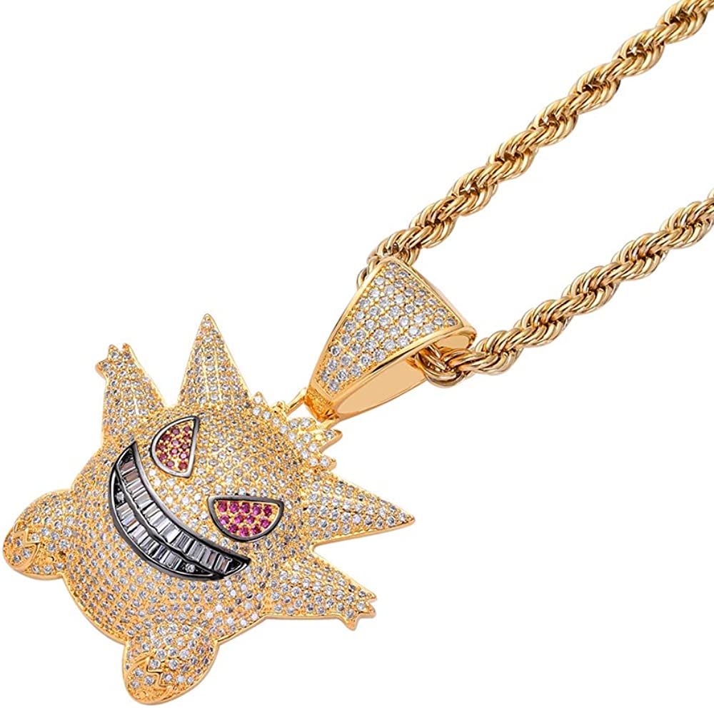 Hip - Hop Zircon Pendant Necklace - Samuels Jewelers