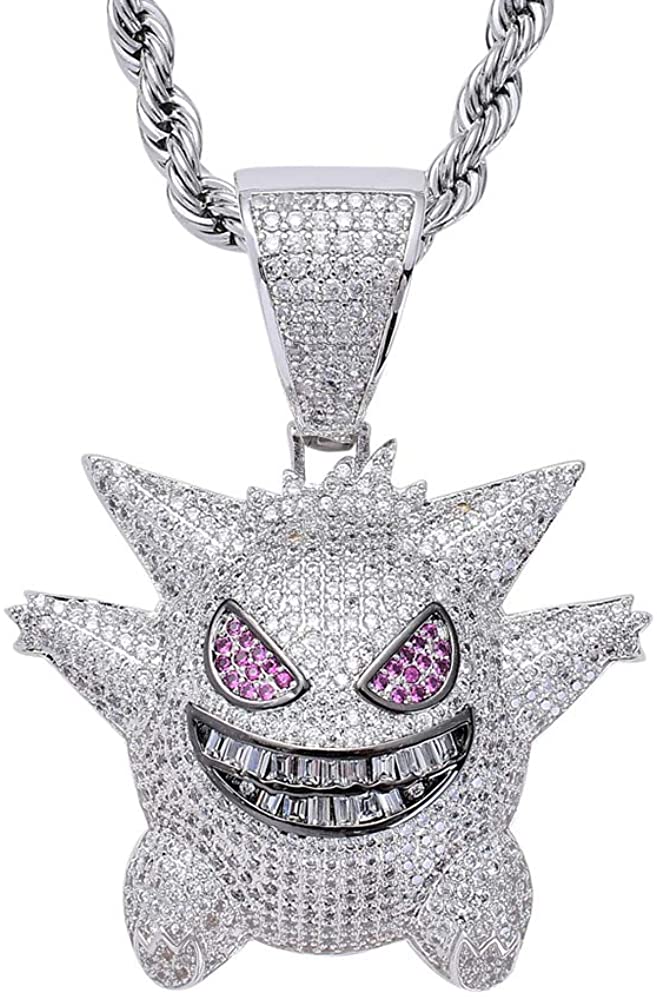 Hip - Hop Zircon Pendant Necklace - Samuels Jewelers