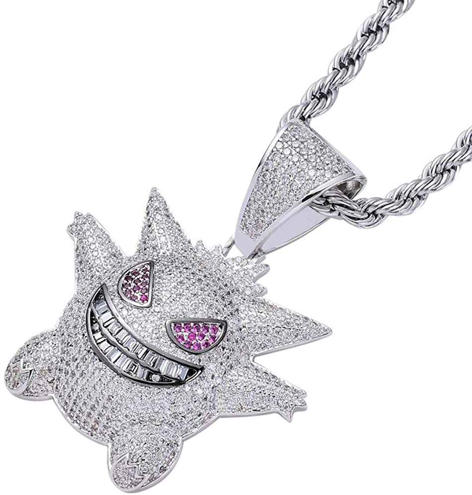 Hip - Hop Zircon Pendant Necklace - Samuels Jewelers