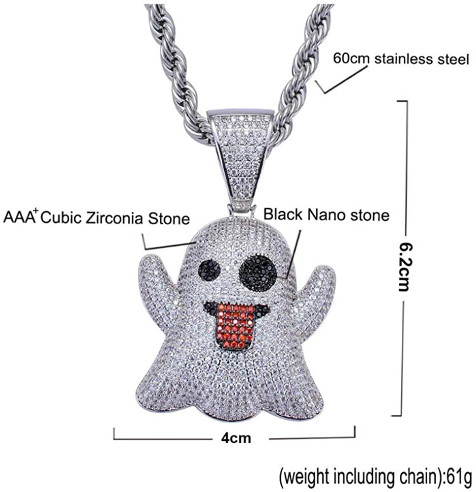 Hip - Hop Zircon Pendant Necklace - Samuels Jewelers