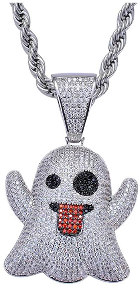 Hip - Hop Zircon Pendant Necklace - Samuels Jewelers