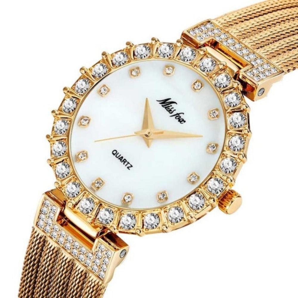 Luxury Brand Waterproof Big Lab Diamonds Watch Bracelet - Samuels Jewelers