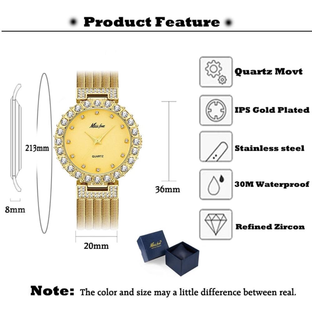 Luxury Brand Waterproof Big Lab Diamonds Watch Bracelet - Samuels Jewelers