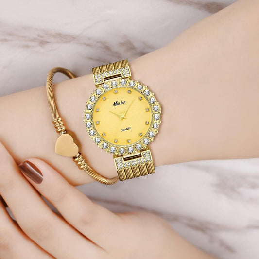 Luxury Brand Waterproof Big Lab Diamonds Watch Bracelet - Samuels Jewelers